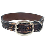 Premium Quality Beaded Bright Designs Western leather Dog Collar