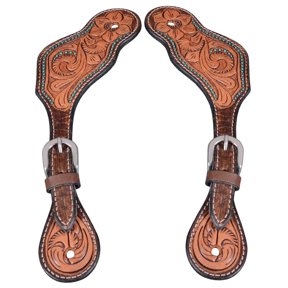 Western Leather Spur straps