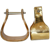 Brass Bounded Wooden Stirrup