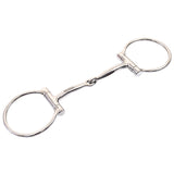 Stainless Steel Smooth Mouth Broken D Ring Bit