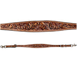 Vintage Classic Floral Hand Carved Horse Western Leather Wither Straps