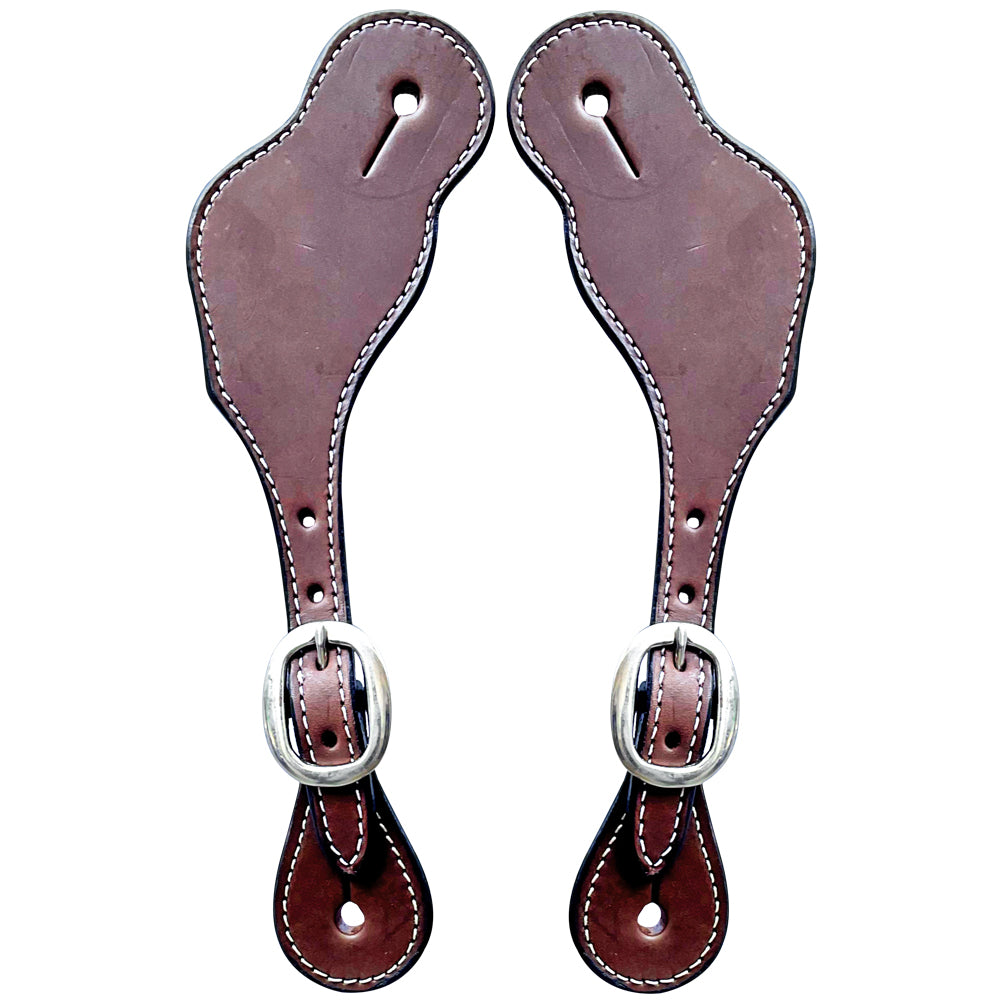 Chocolate Brown Horse Western Leather Spurs Strap